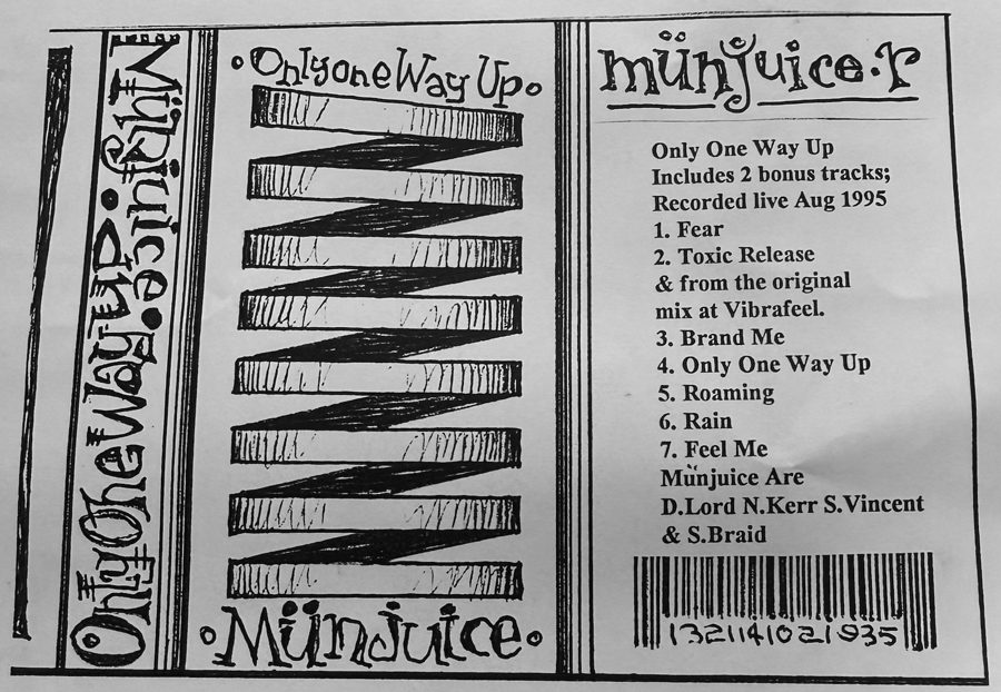 Only One Way Up cassette inlay, 1995